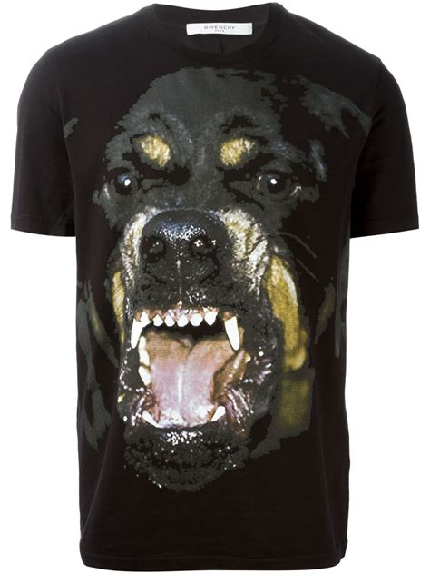 givenchy black dog shirt|rottweiler t shirt.